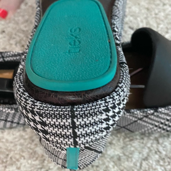 Tieks Seafield Check Limited Release Flats Comfortable Textile sz 10 price firm - Picture 7 of 10